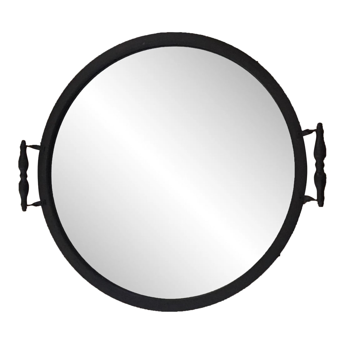 Vintage Round Antique Bronze Mirror (1 of 10)