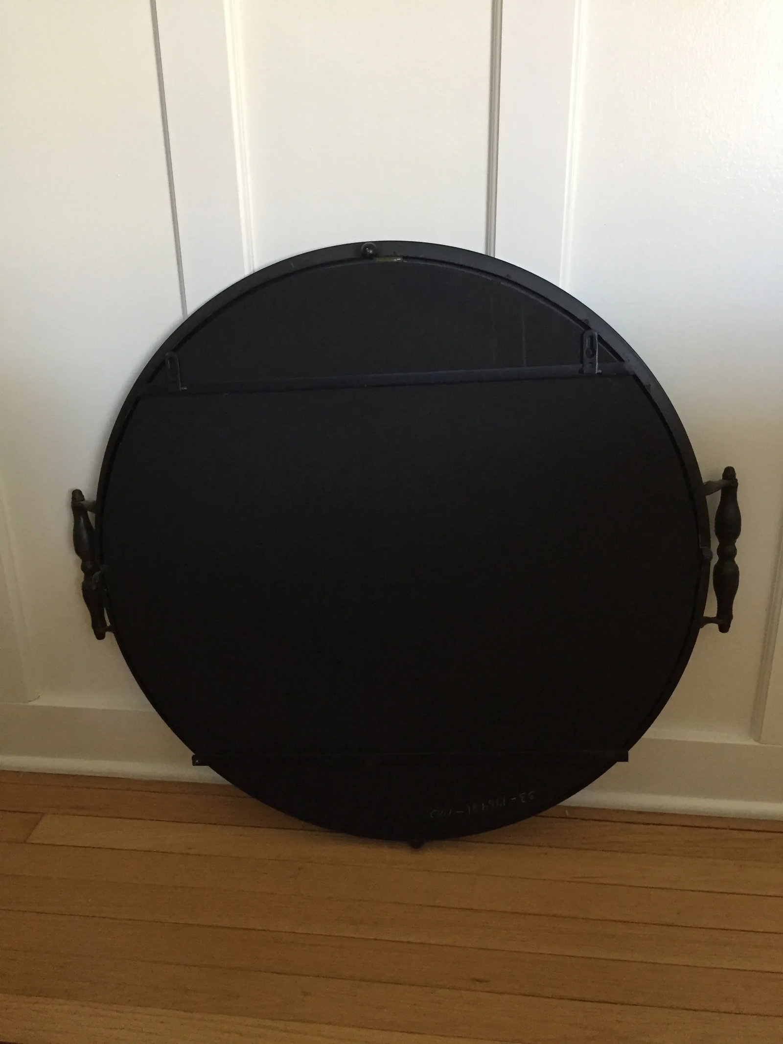 Vintage Round Antique Bronze Mirror - 5