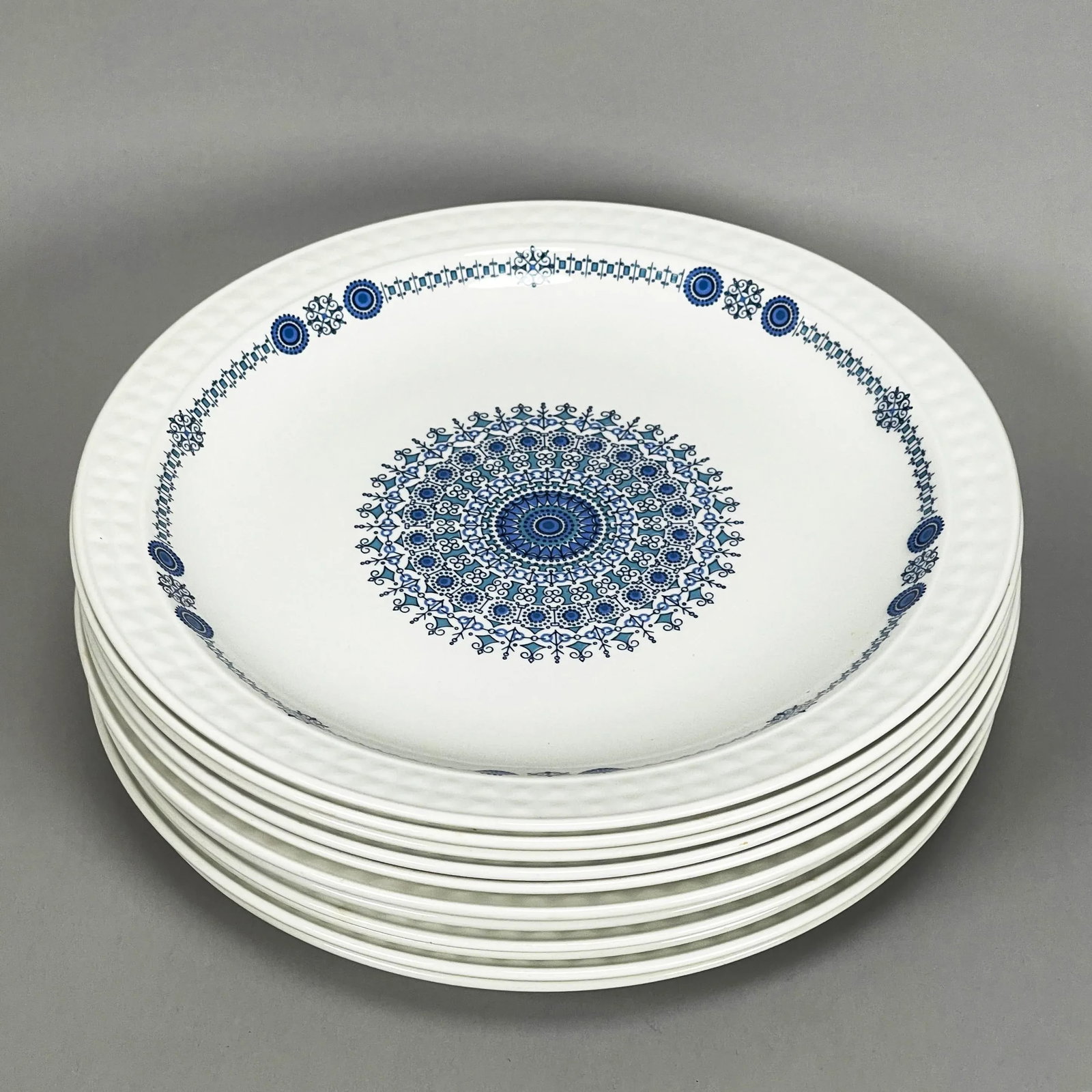 Vintage Pontesa Castillian Collection Ironstone Dinner Plates - Set of 11 - 3
