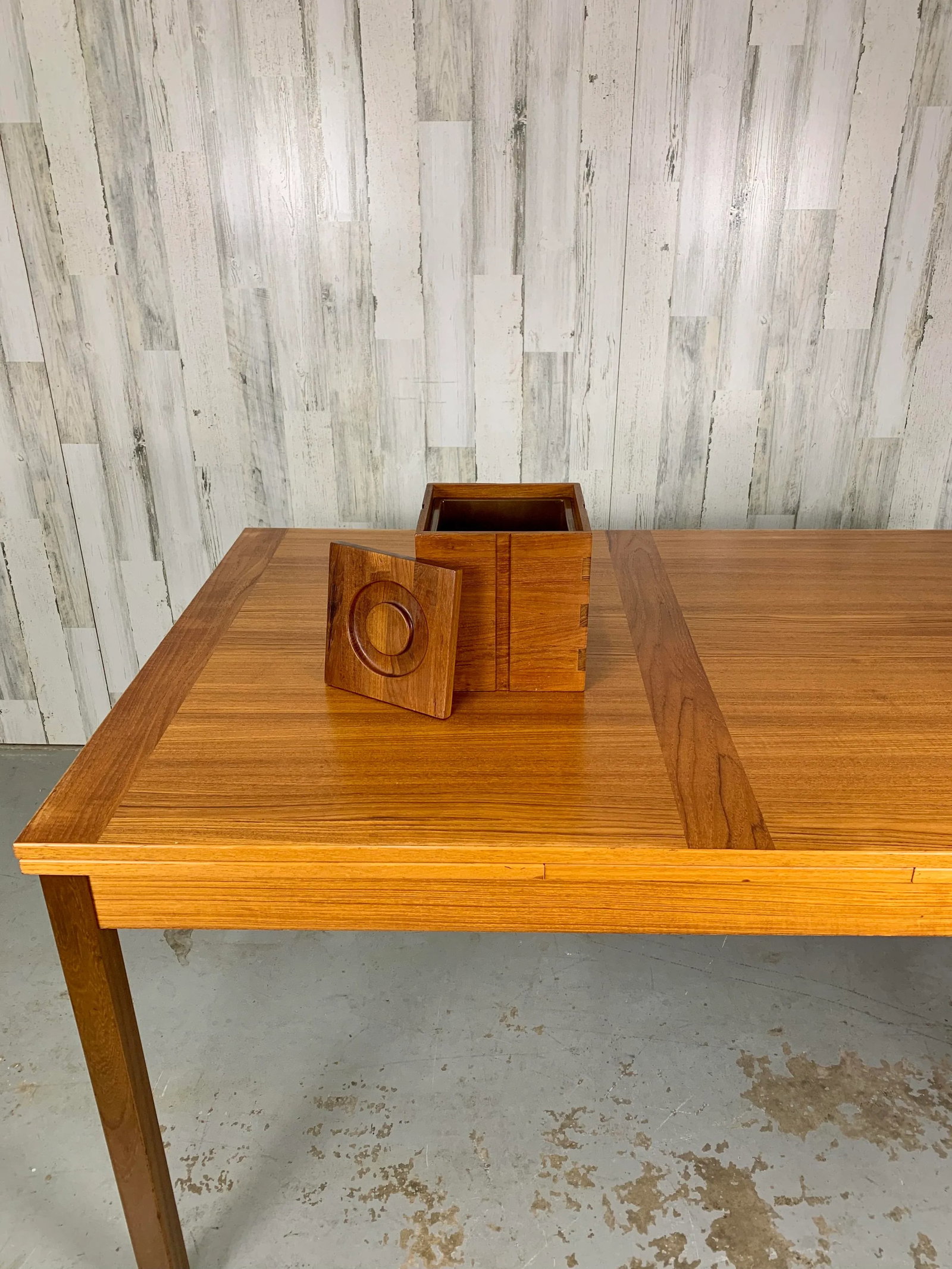 Solid Teak Ice Bucket by Kalmar - 12