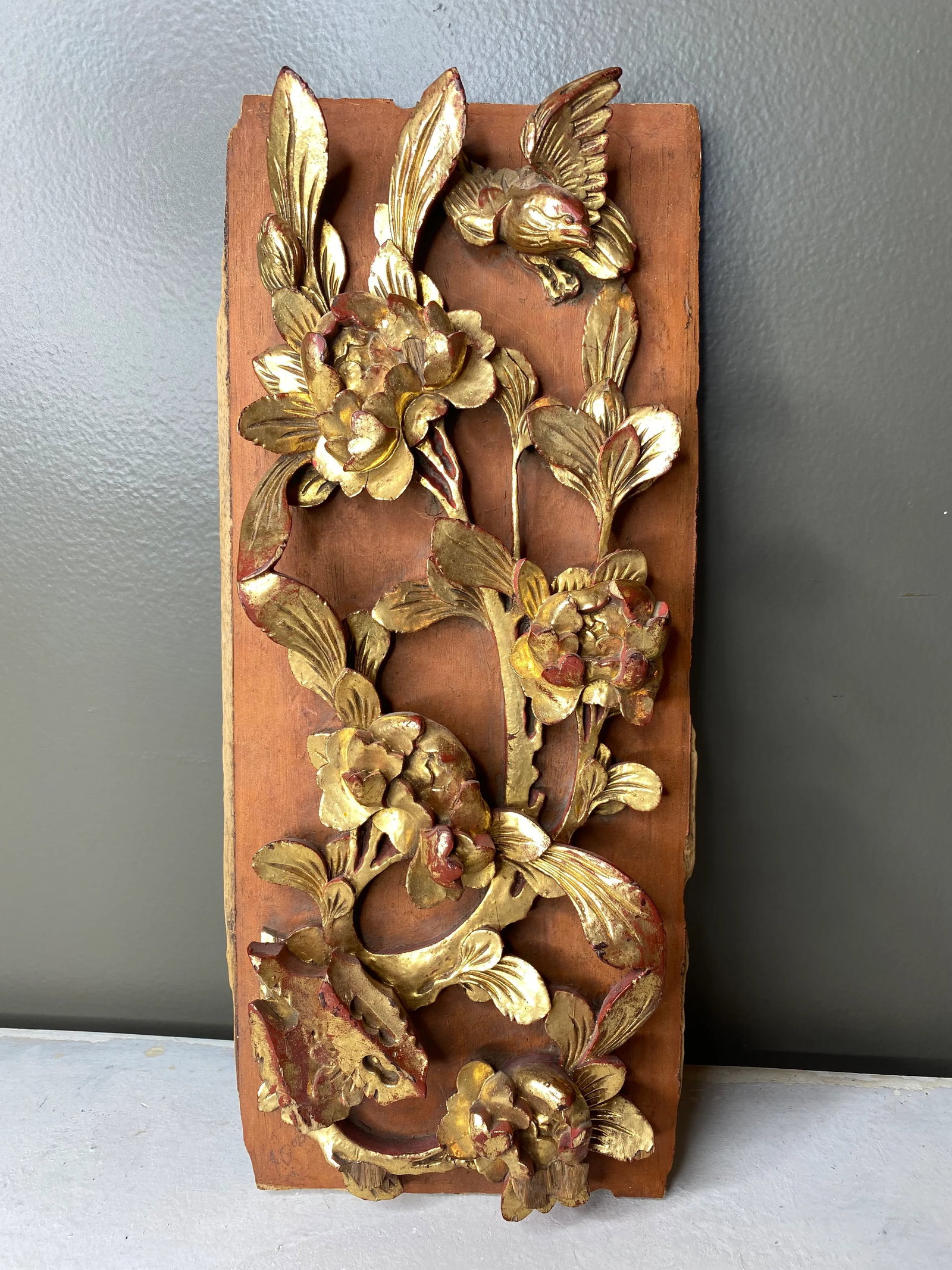 Antique Chinese Carved Panel - 6