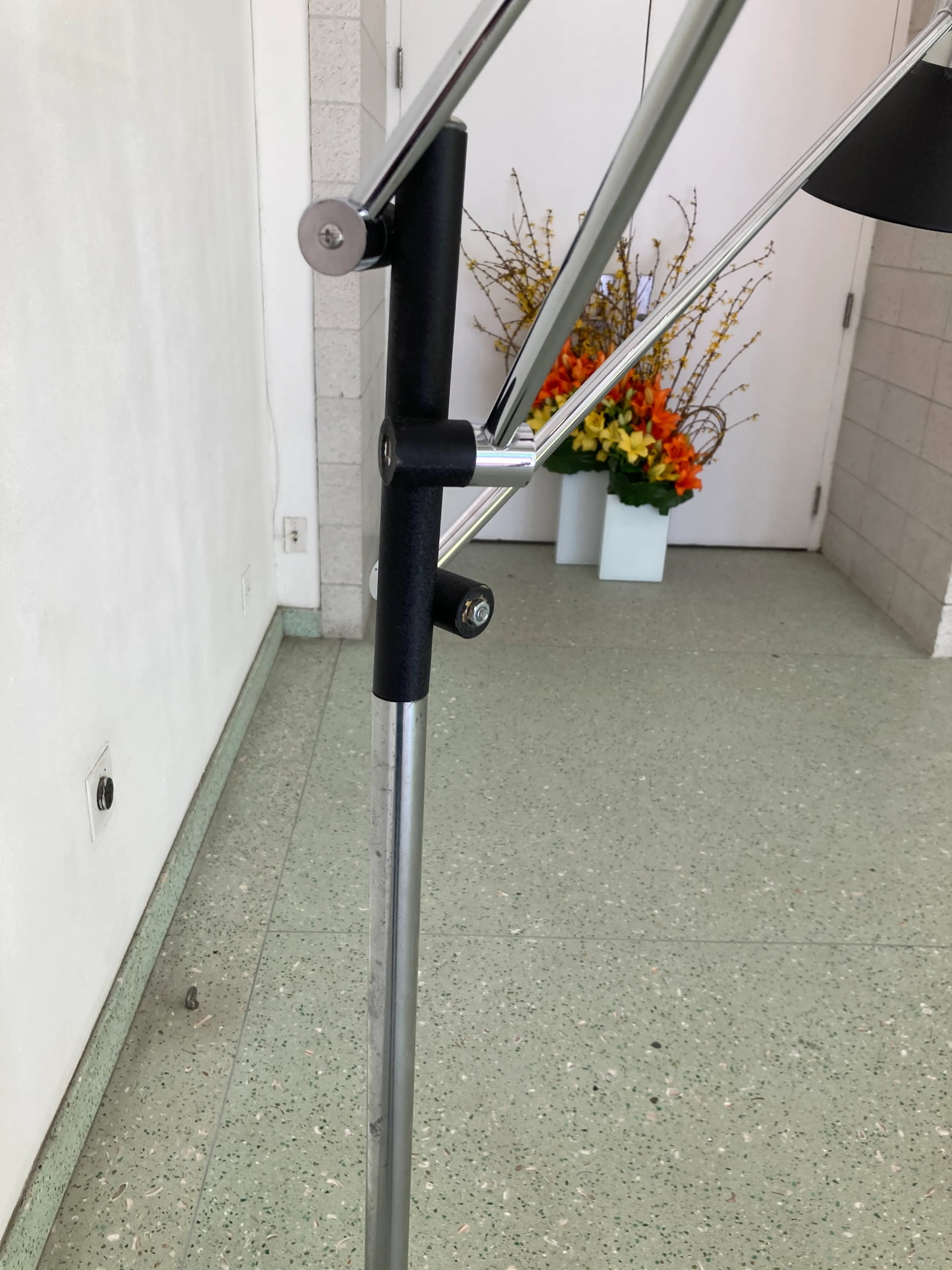 1970s Vintage Stilnovo Style Mid-Century Modern 3-Arm Adjustable Floor Lamp - 7