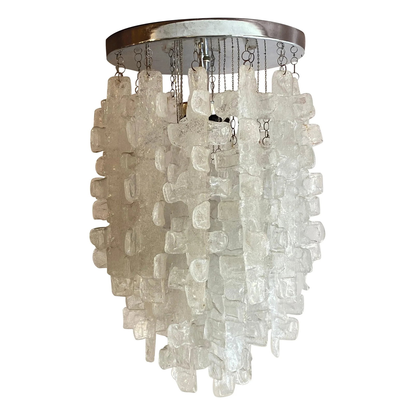 1970s Italian Fused Glass Chandelier - 10