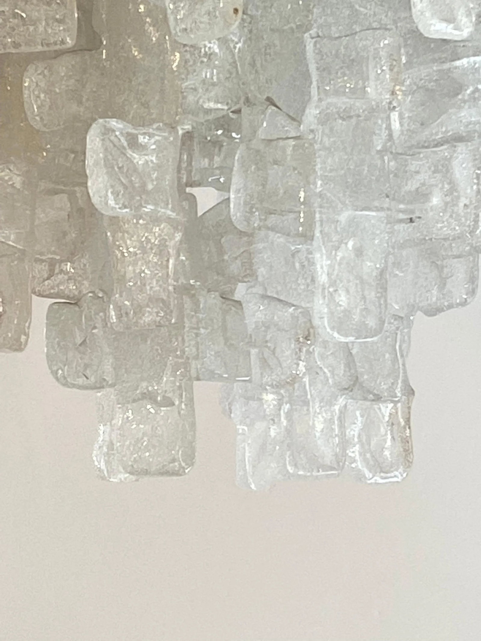 1970s Italian Fused Glass Chandelier - 3