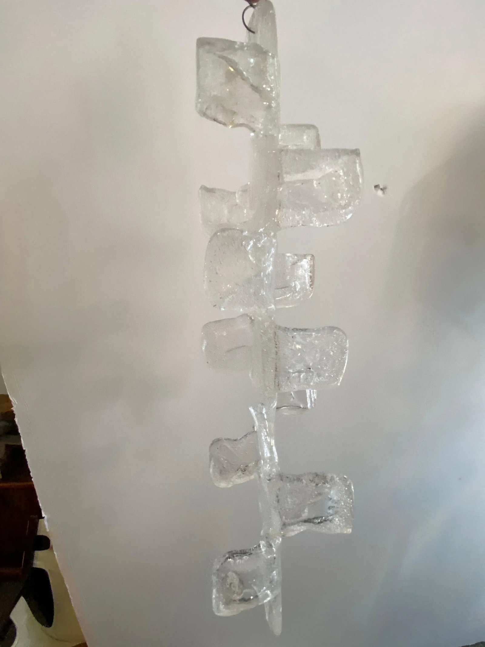 1970s Italian Fused Glass Chandelier - 6