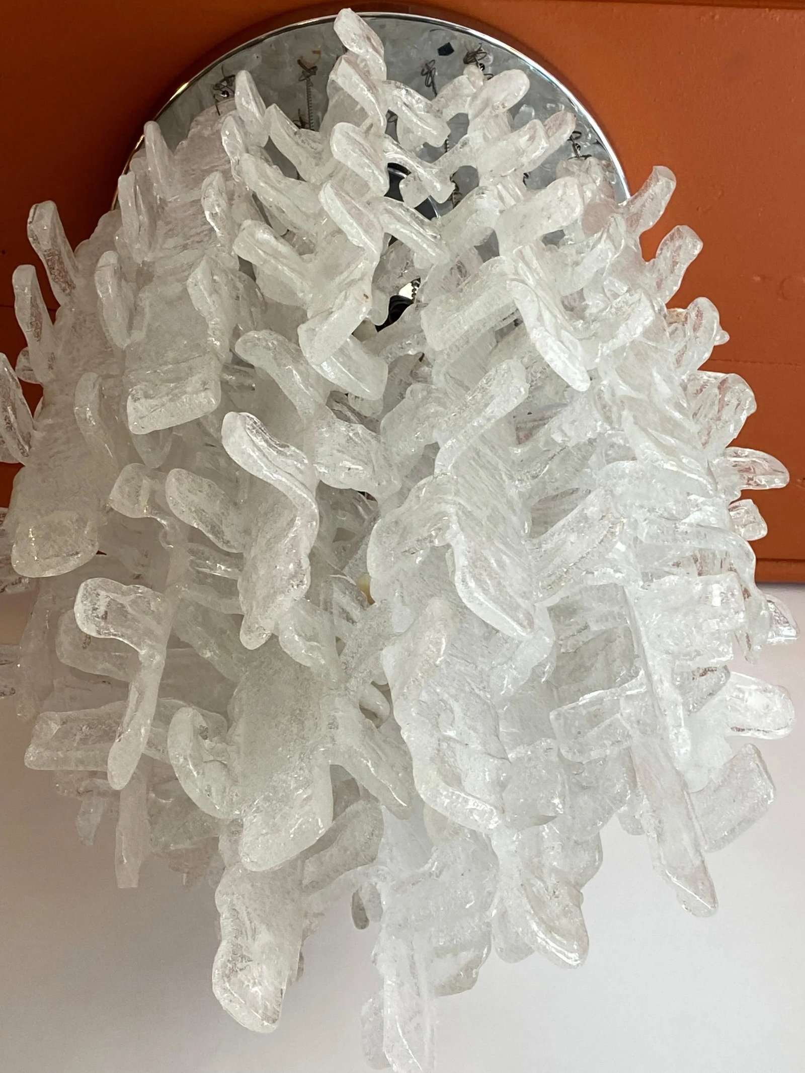 1970s Italian Fused Glass Chandelier - 9