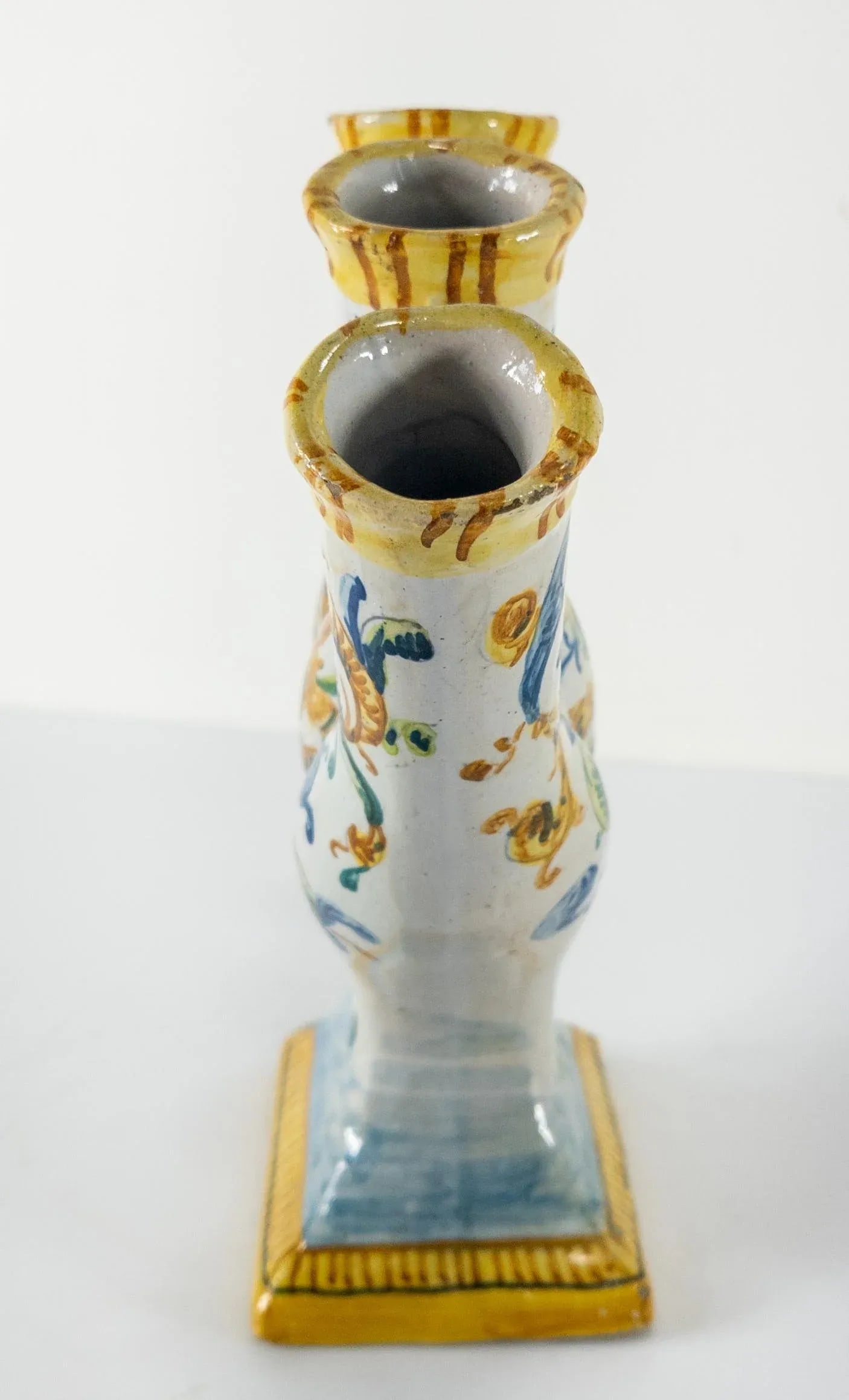 19th/20th Century European Majolica Maiolica Faience Tulipiere Flower Vase - 3