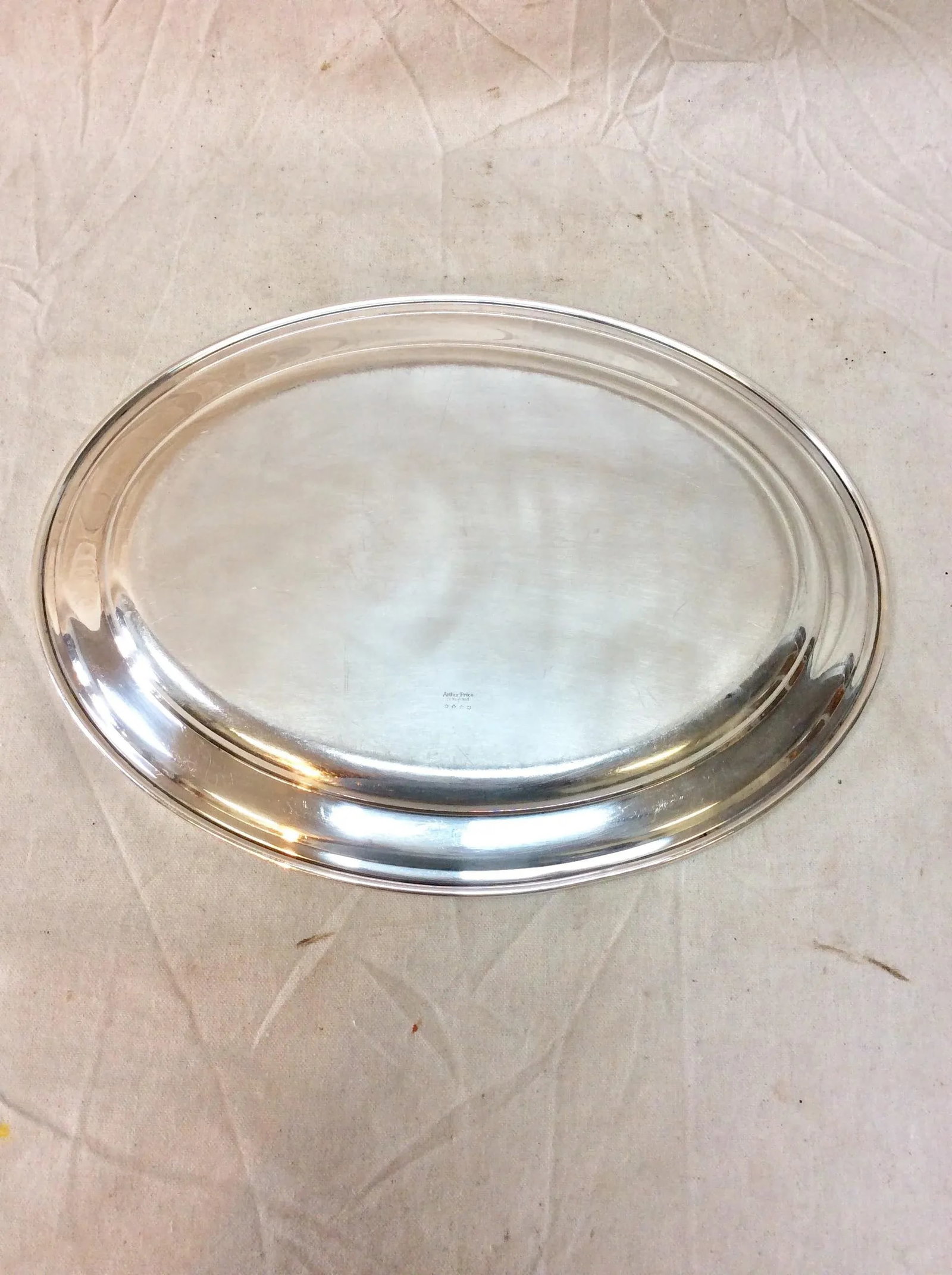 Early 20th Century English Hotel Silver Silverplate Arthur Price Serving Platter - 5