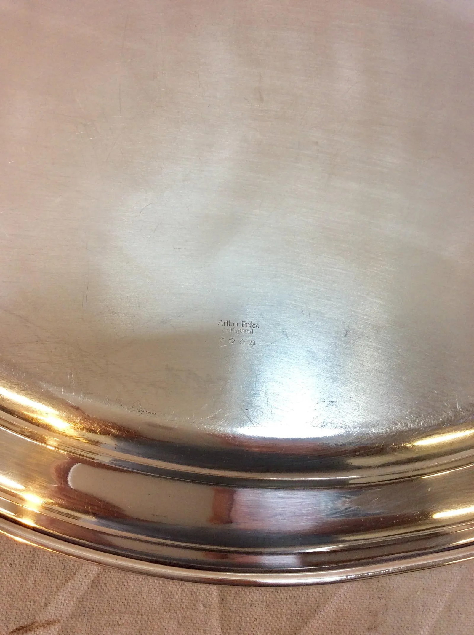 Early 20th Century English Hotel Silver Silverplate Arthur Price Serving Platter - 6