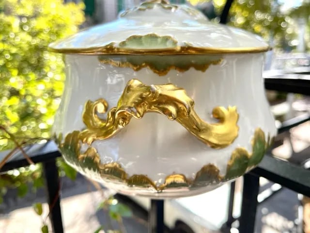 Late 19th Century Ch Field Haviland Oval Covered Soup Tureen - 6