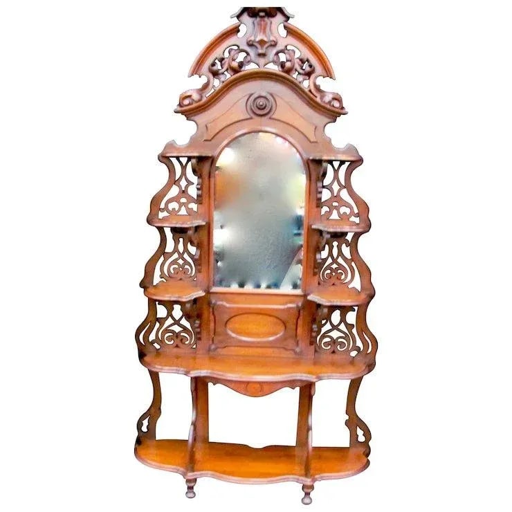 Walnut Victorian Eterge - 6