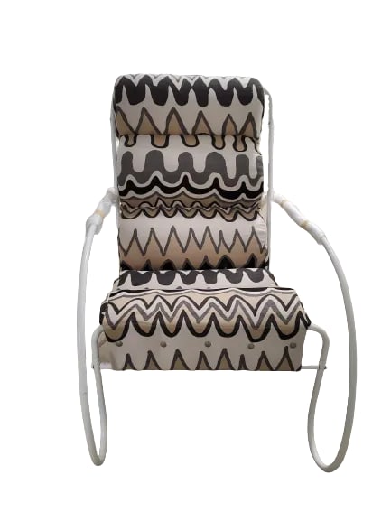 MCM - Walter Lamb Style Outdoor Steel Lounge Chair - 2