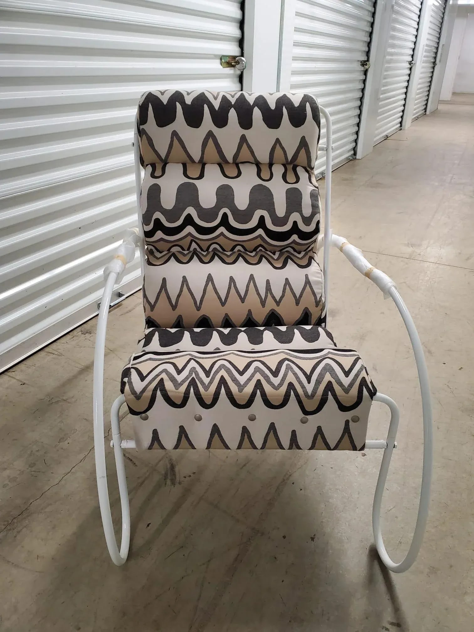 MCM - Walter Lamb Style Outdoor Steel Lounge Chair - 3