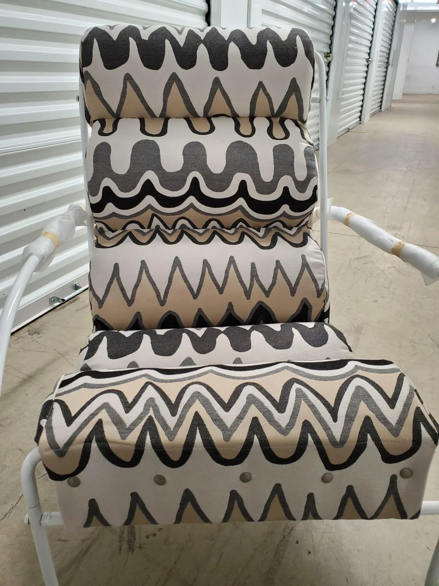 MCM - Walter Lamb Style Outdoor Steel Lounge Chair - 5