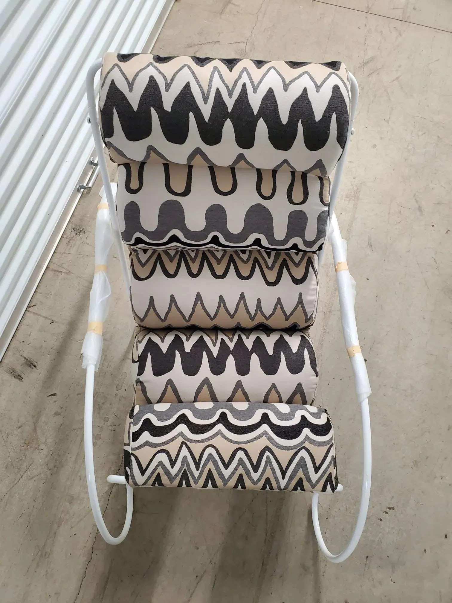 MCM - Walter Lamb Style Outdoor Steel Lounge Chair - 6