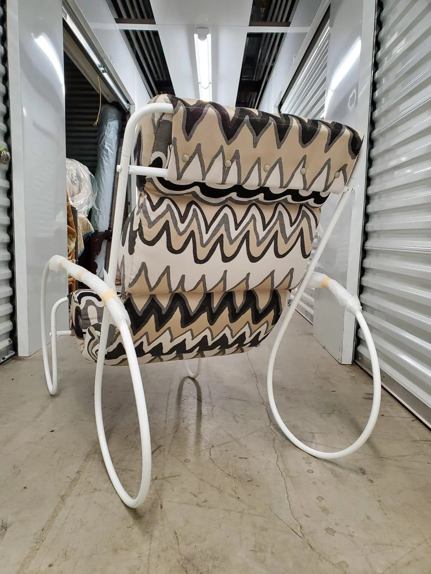 MCM - Walter Lamb Style Outdoor Steel Lounge Chair - 7