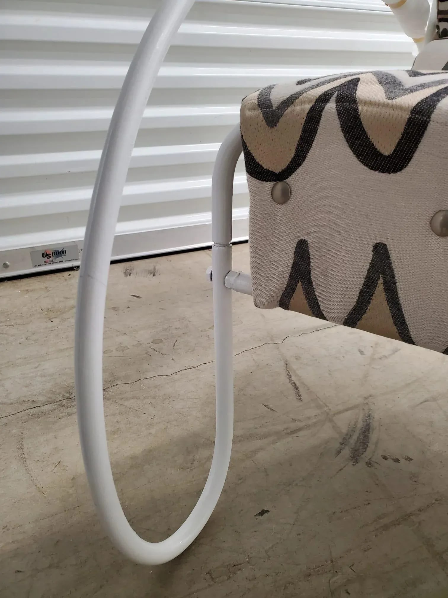 MCM - Walter Lamb Style Outdoor Steel Lounge Chair - 9