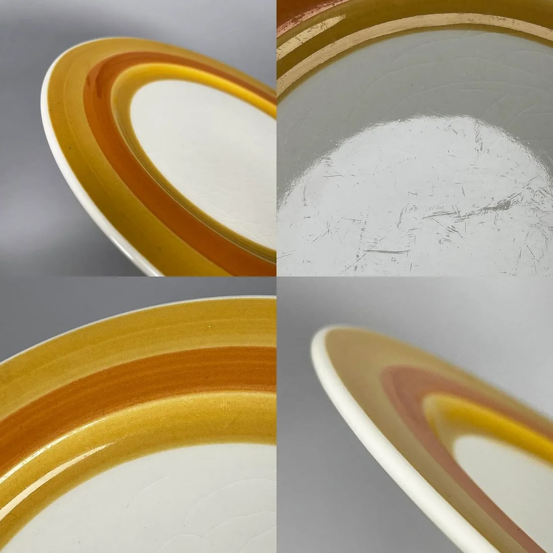 Vintage 1970s Japanese Maruto Royal M Capri Dinner Plates- Set of 10 - 11