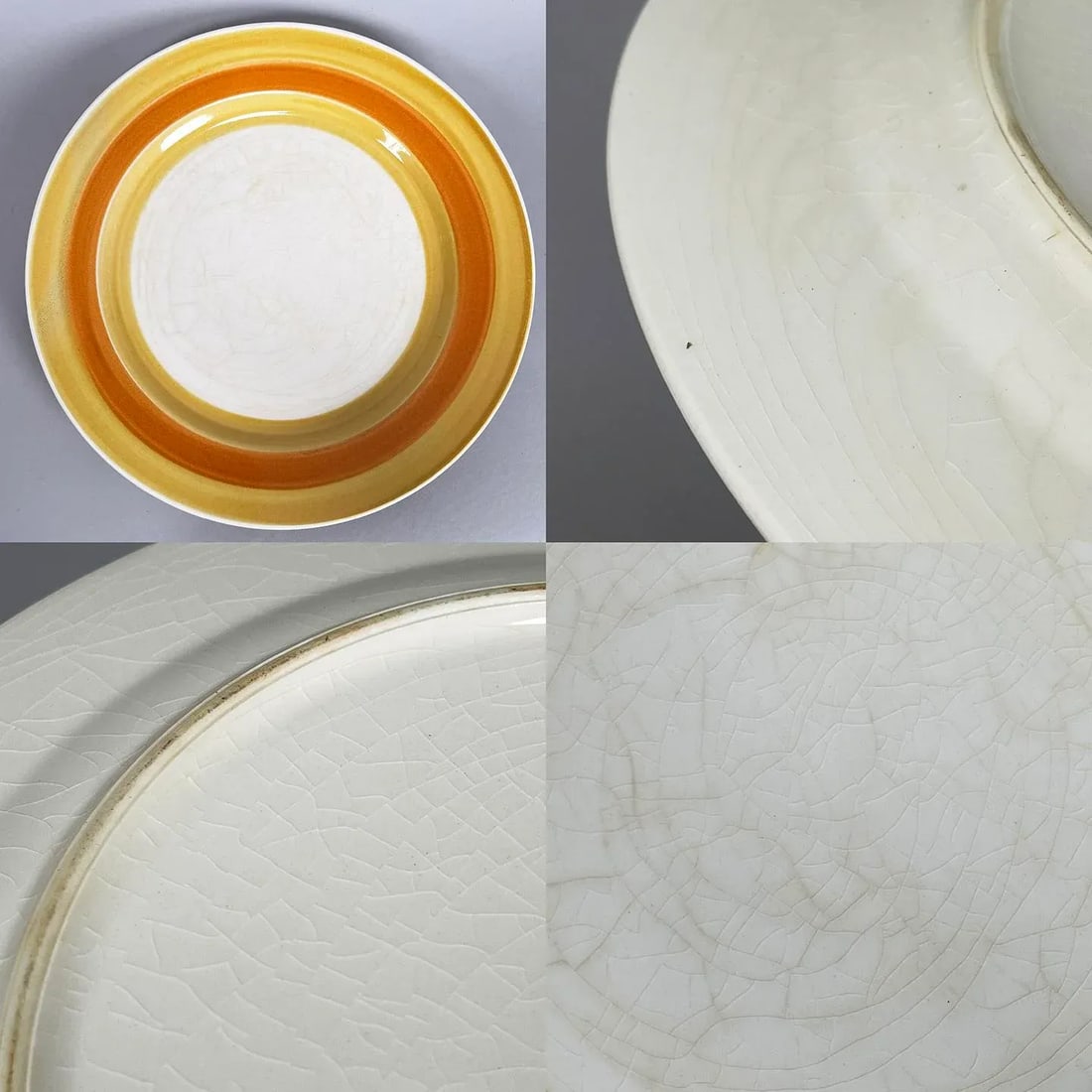 Vintage 1970s Japanese Maruto Royal M Capri Dinner Plates- Set of 10 - 12