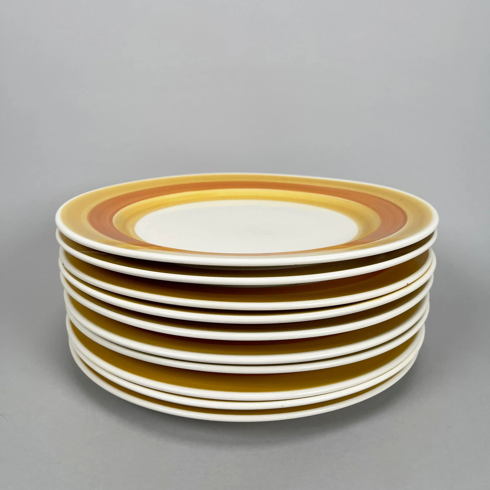 Vintage 1970s Japanese Maruto Royal M Capri Dinner Plates- Set of 10 - 2