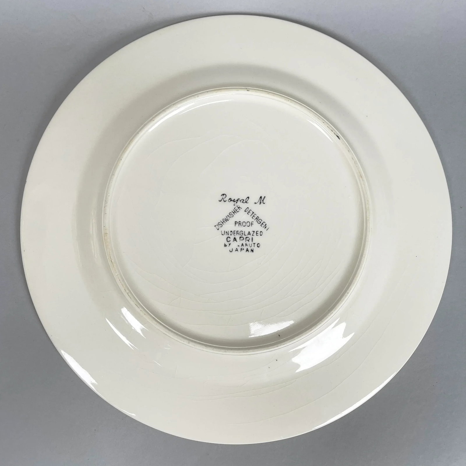 Vintage 1970s Japanese Maruto Royal M Capri Dinner Plates- Set of 10 - 9