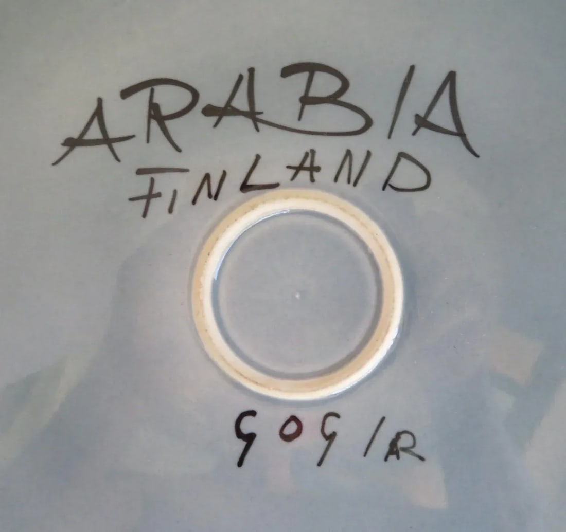 1960s Finn Design Fructus Chop Plate by Gunvor Olin-Gronquist for Arabia Finland - 9