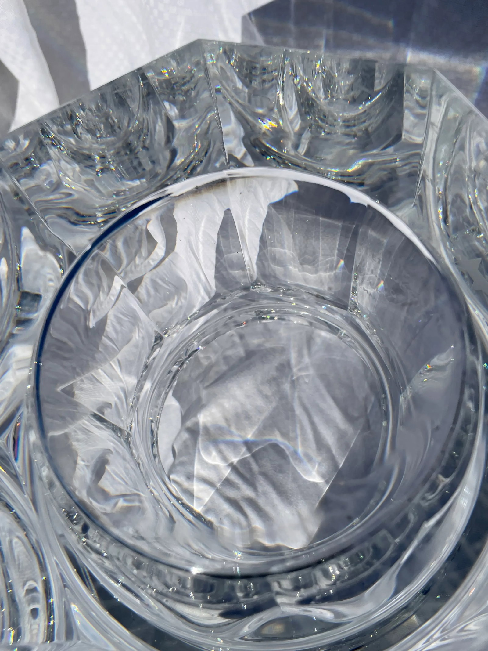 1990s Baccarat Crystal Moulin Rouge Harcourt Champagne Cooler/Ice Bucket - 11