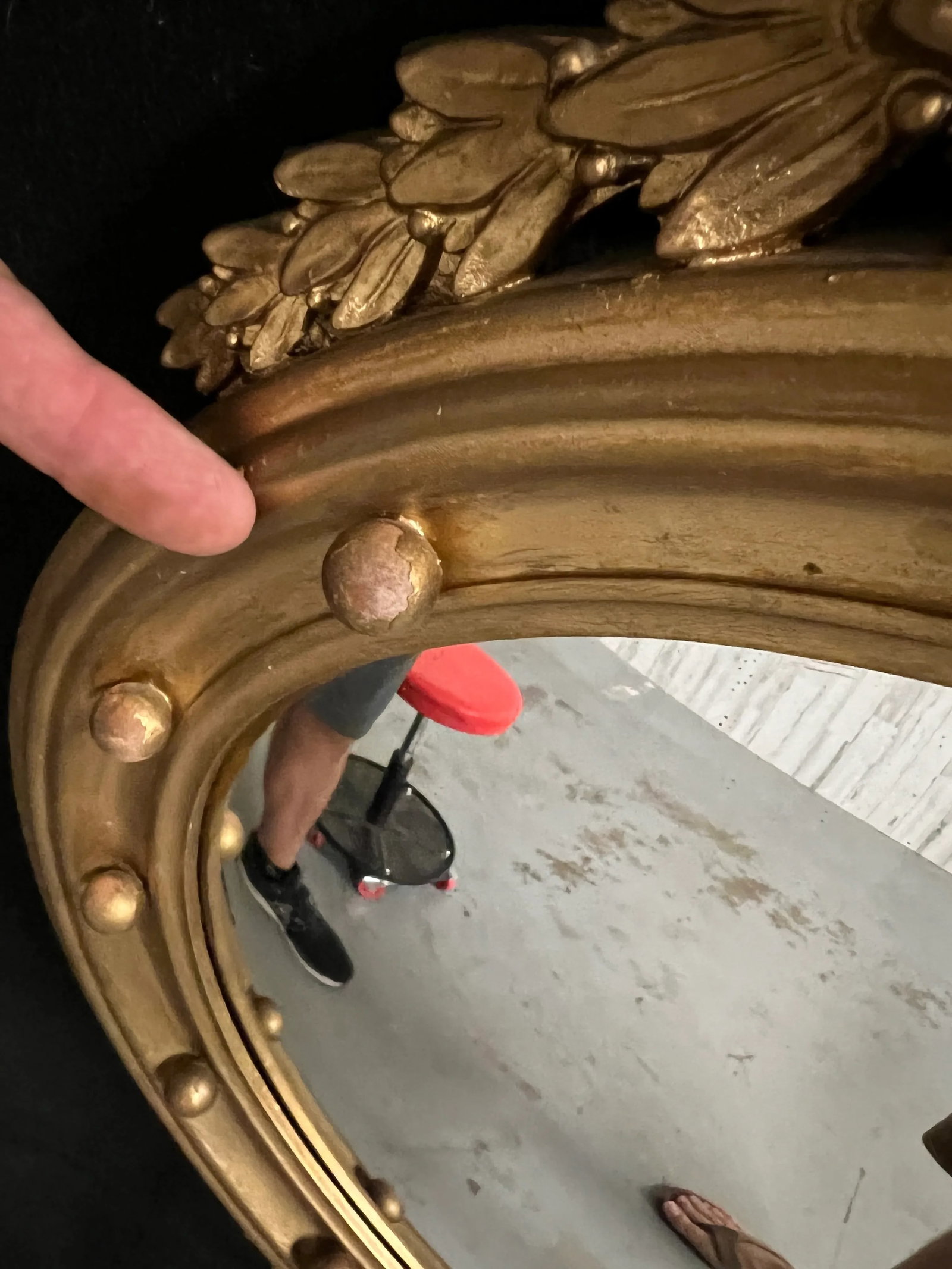 Regency Style Convex Mirror - 12