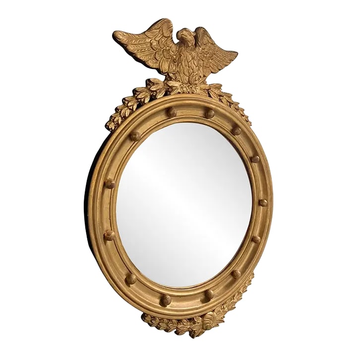 Regency Style Convex Mirror