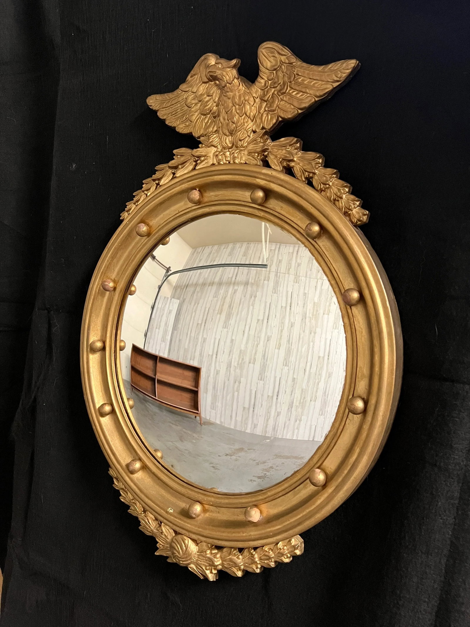 Regency Style Convex Mirror - 2