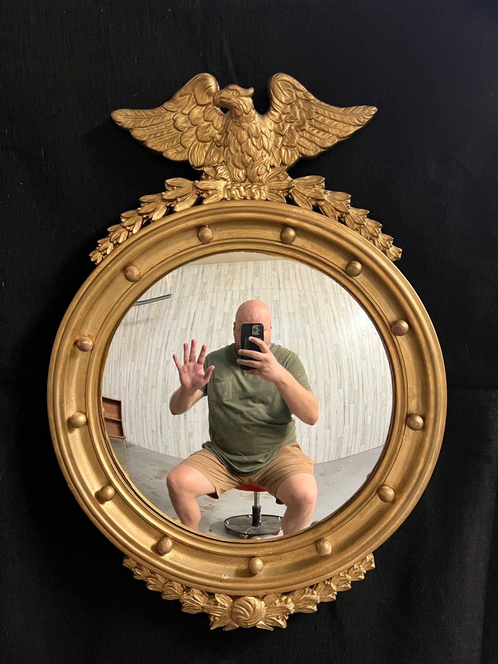 Regency Style Convex Mirror - 8