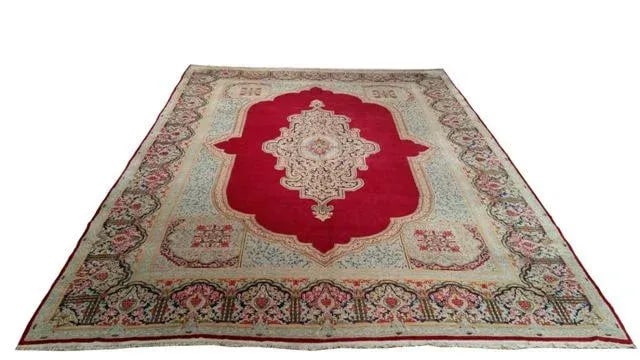 Vintage Persian Kerman Rug - 9x12 - 2