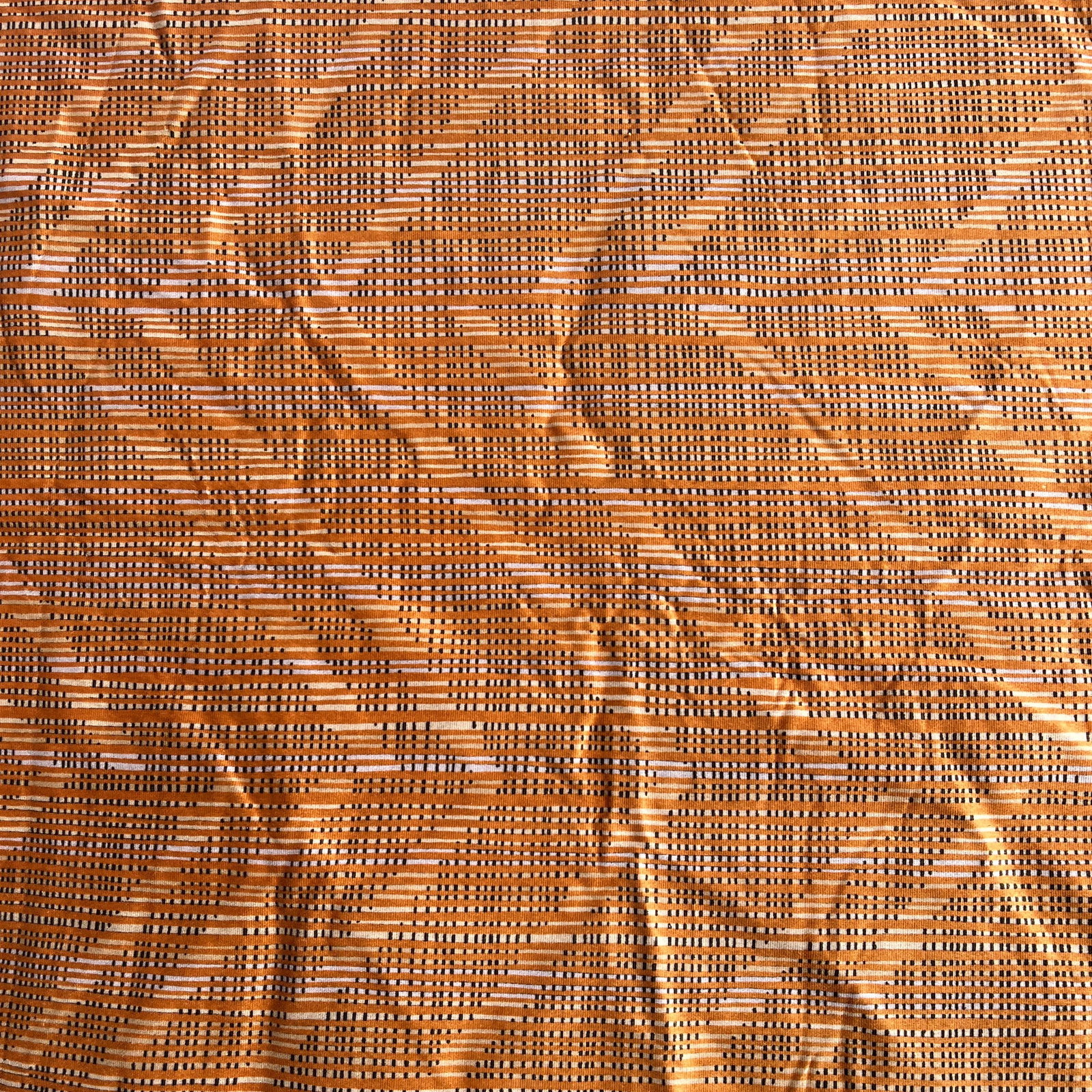 1978 Jack Lenor Larsen Velvet Black & Gold Grid Graphic Fabric - 9