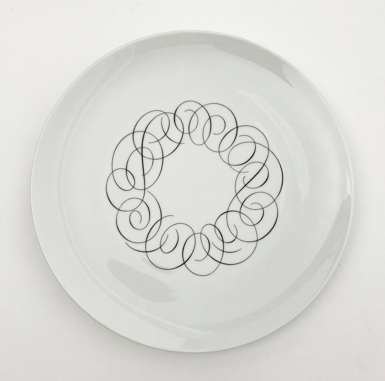 Mid Century Modern, Black and White, Rosenthal "Script" and "Charcoal" China Set by Raymond Loewy- 3 - 11