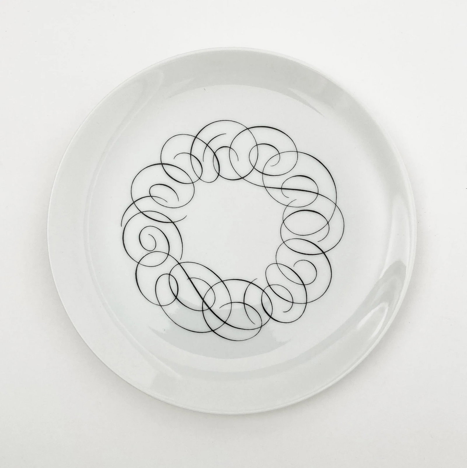 Mid Century Modern, Black and White, Rosenthal "Script" and "Charcoal" China Set by Raymond Loewy- 3 - 9