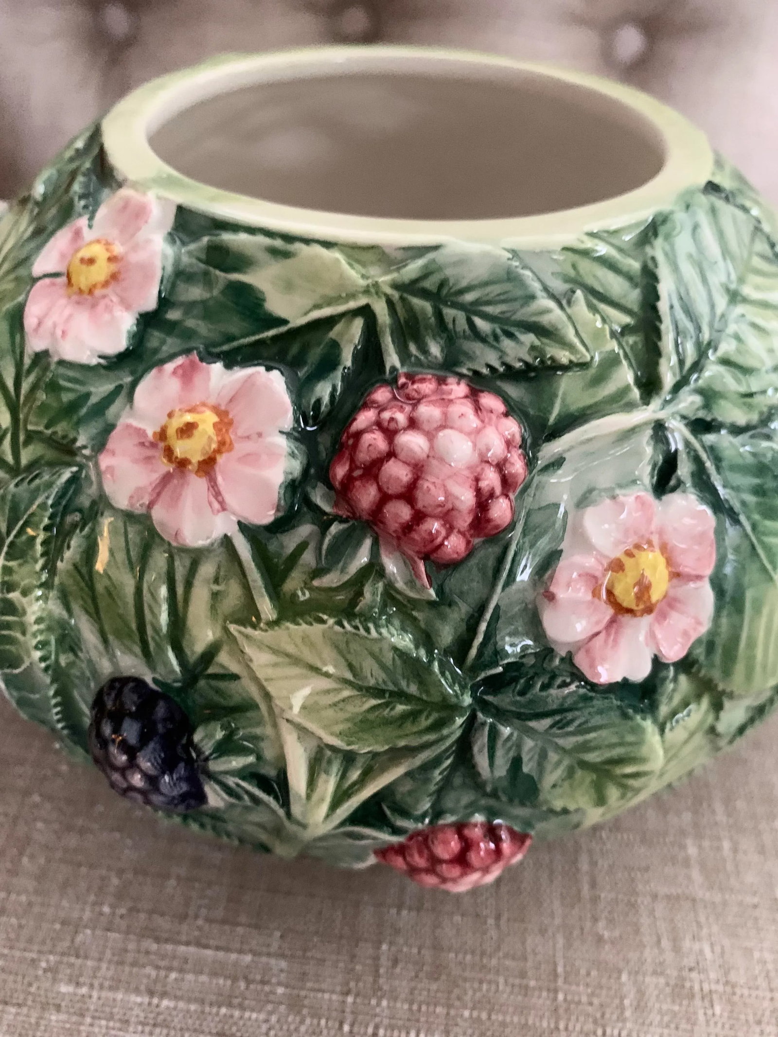Vintage Hand-Painted Tea Pot, Made in Italy - 5