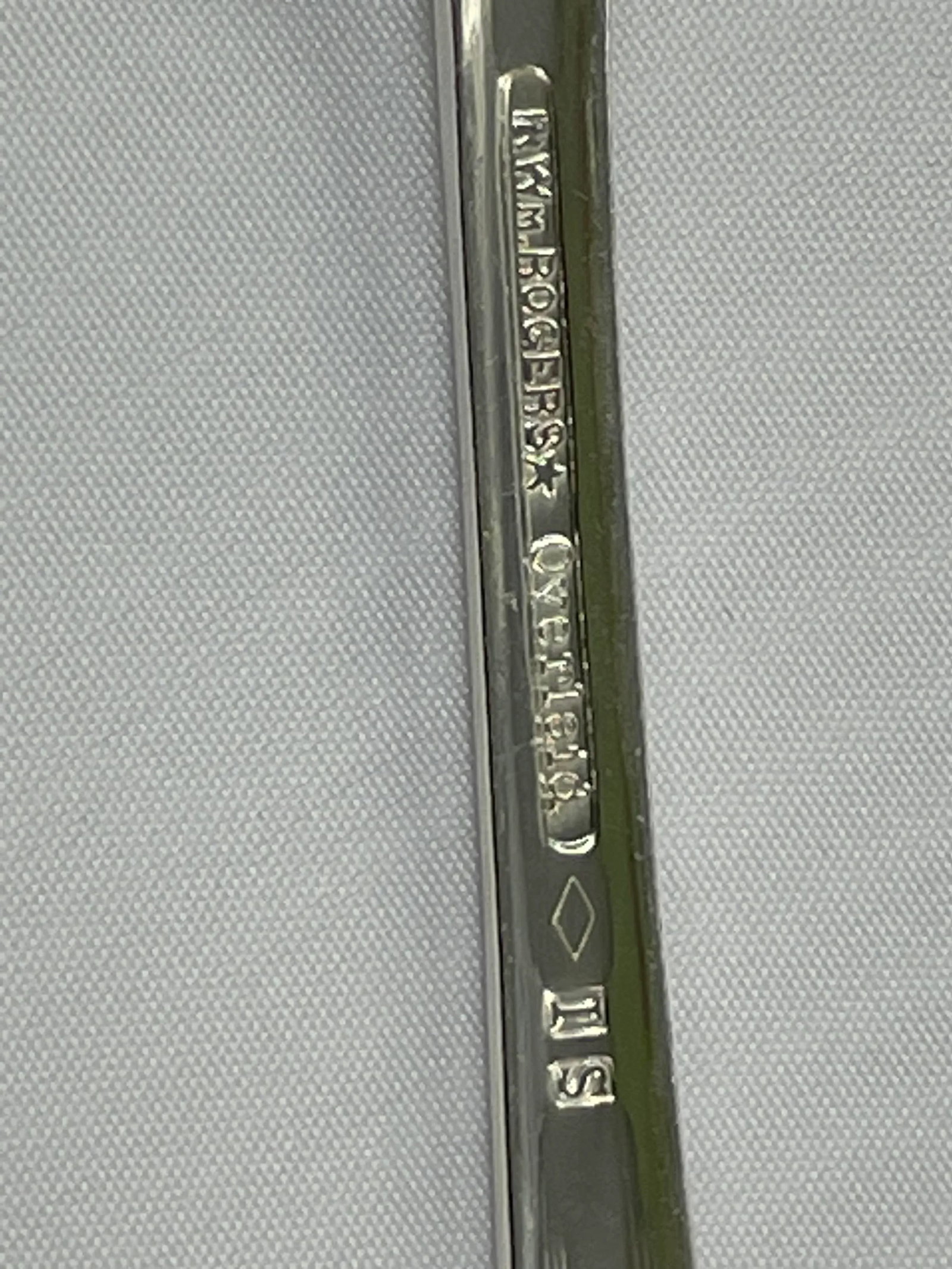 International Silver Co. 1940's William Rogers Overlaid Flatware Desire Pattern Service for Eight- 7 - 10