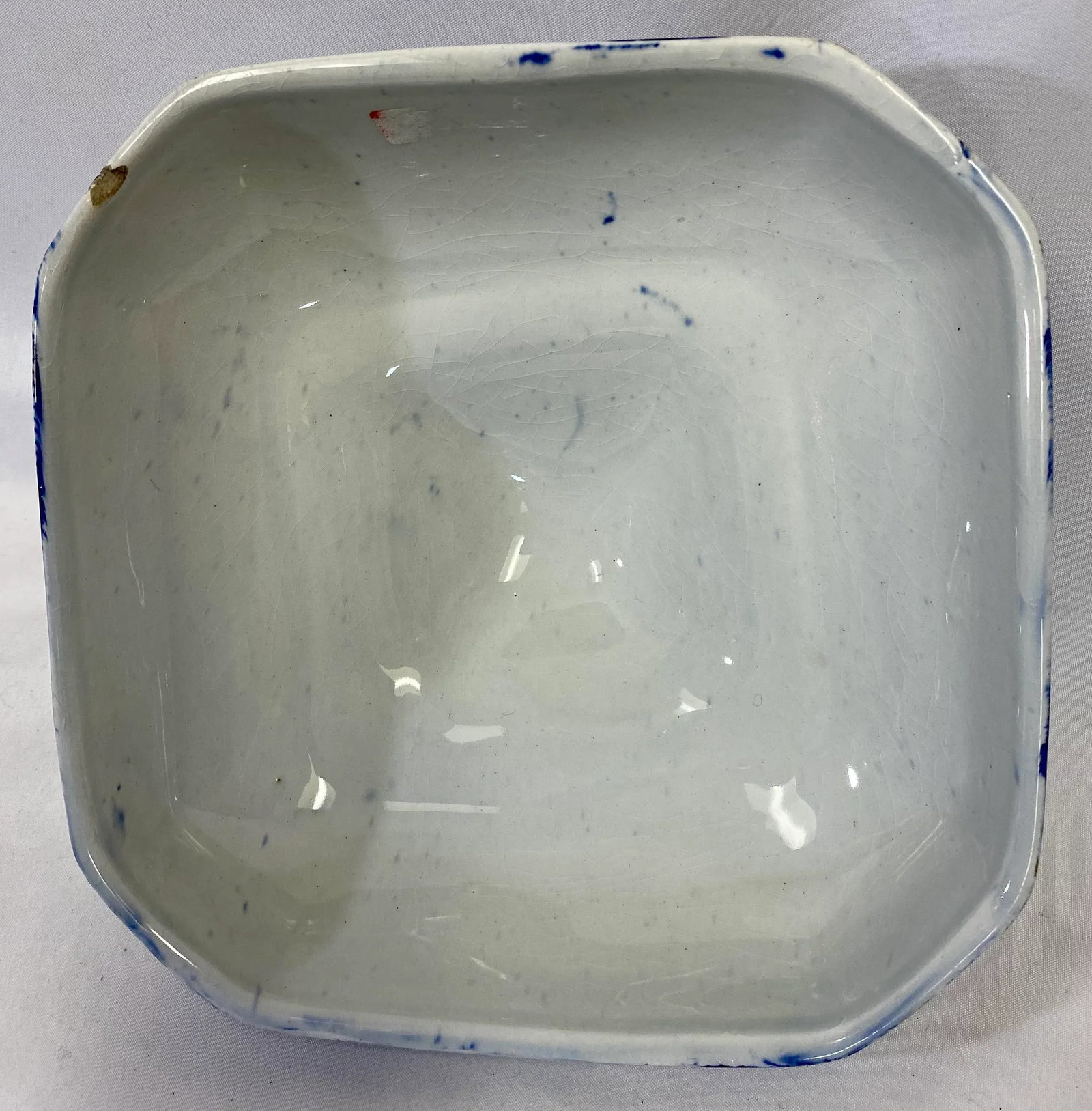 Antique Covered Blue Willow Tureen /Serving Bowl From England - Circa 1900 - 11