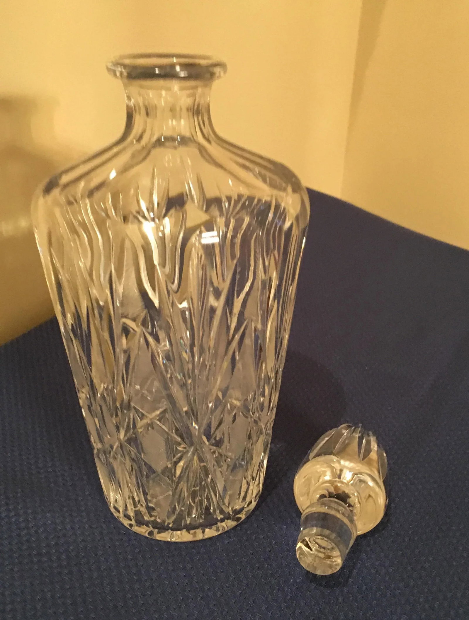 Vintage Crystal Decanter - 6