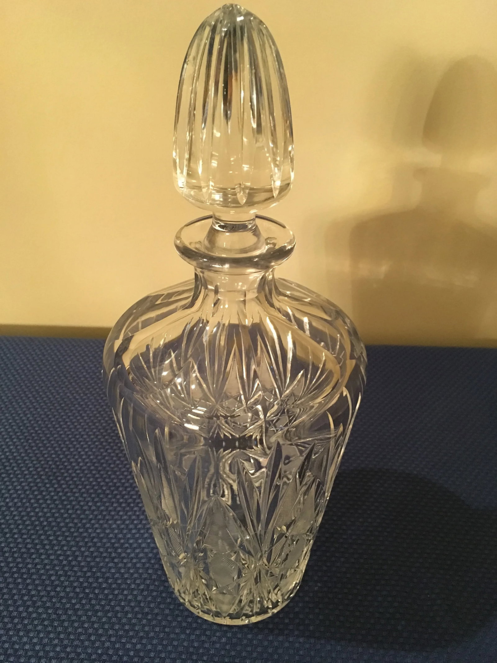 Vintage Crystal Decanter - 9