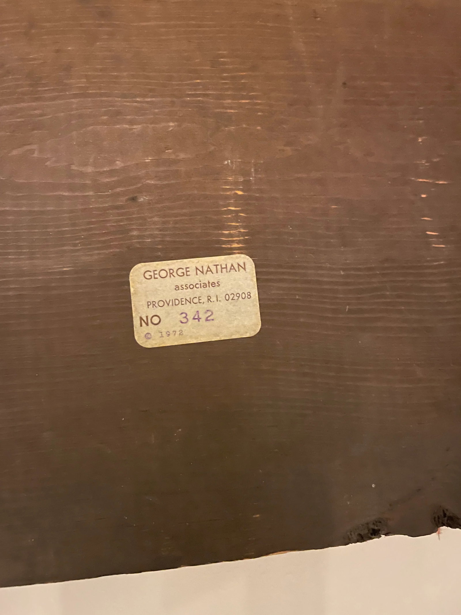 Vintage George Nathan 1972 Gent's Room Sign - 7