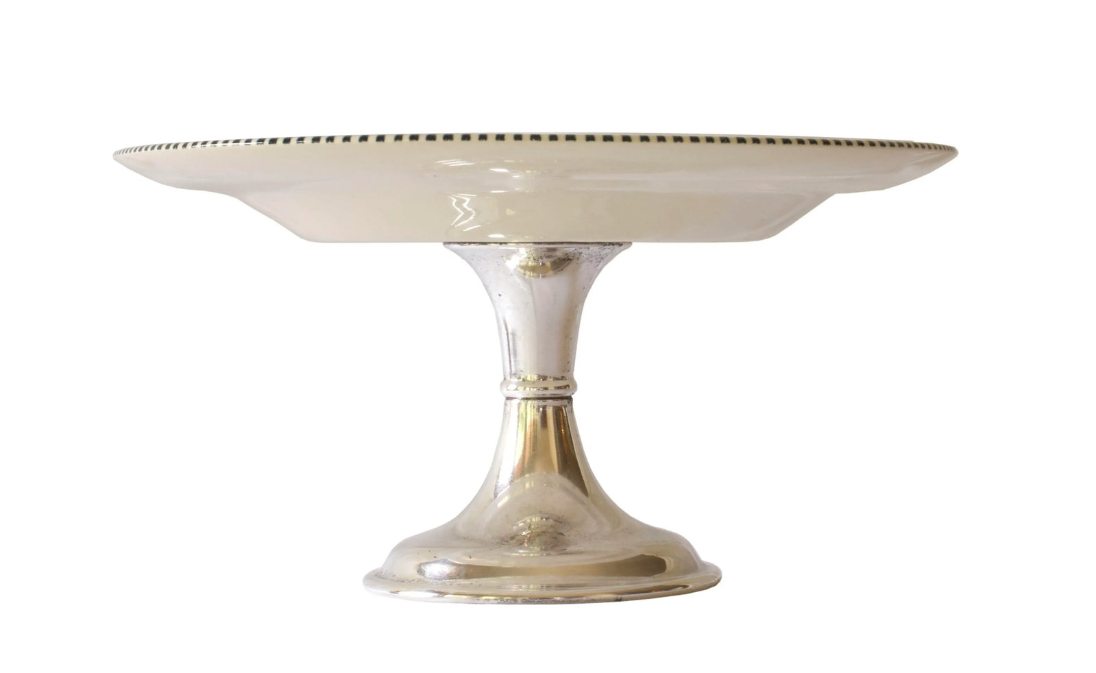 Mid 20th Century Currier & Ives Cake Stand - 2