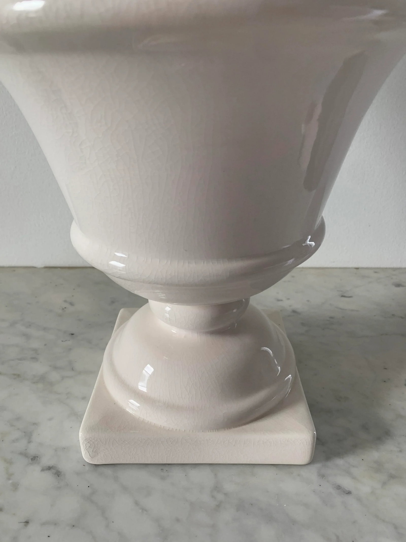 Mid-Century White Glazed Ceramic Fruit Topiary - 6