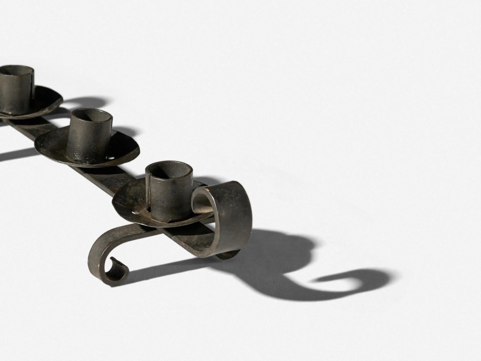 French Wrought Iron Candelabra - 5