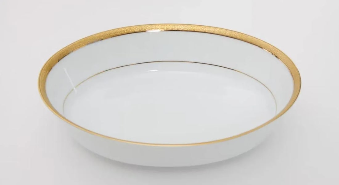 Classic White China Edged in Gold Noritake Metropolitan - 10