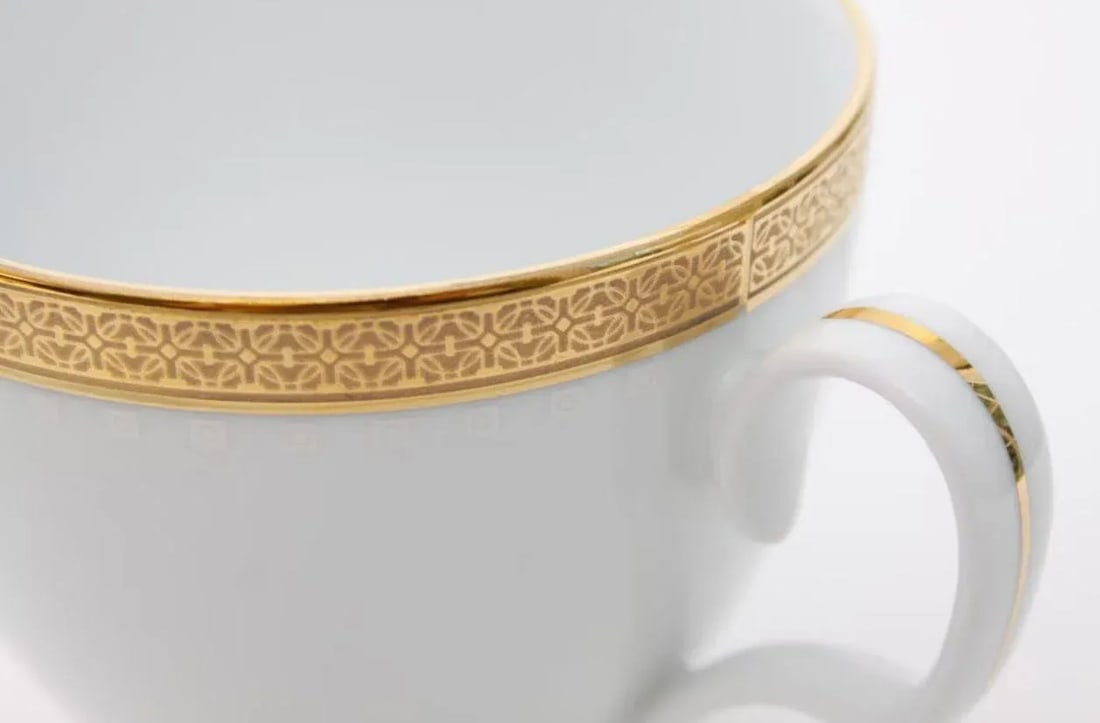 Classic White China Edged in Gold Noritake Metropolitan - 8