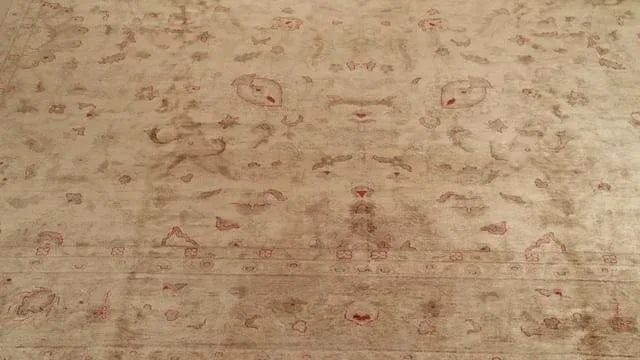 Traditional Hand Made Knotted Rug in Beige Gold Brick - 12'5'' * 15'8'' - Size Cat. 12x15 12x18 - 4