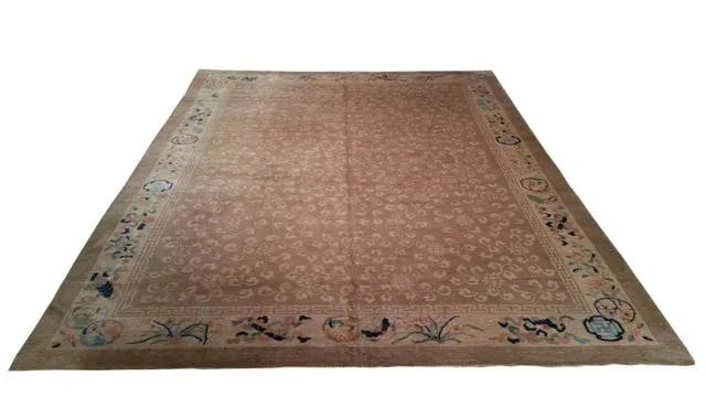9' * 11'8'' Antique Chinese Traditional Handmade Rug - Size Cat. 9x12 - 2