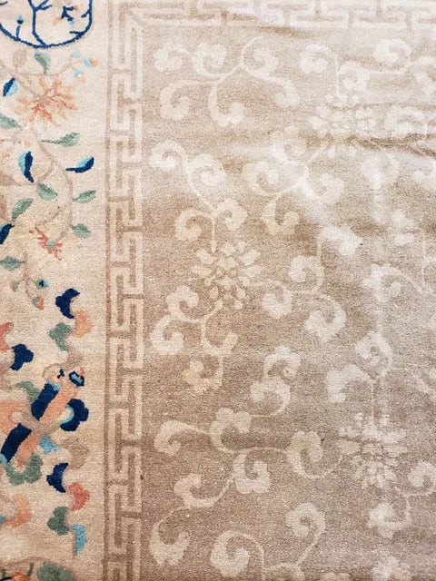 9' * 11'8'' Antique Chinese Traditional Handmade Rug - Size Cat. 9x12 - 5