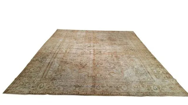 Vintage Persian Mahal Handmade Knotted - 9x12 - 2